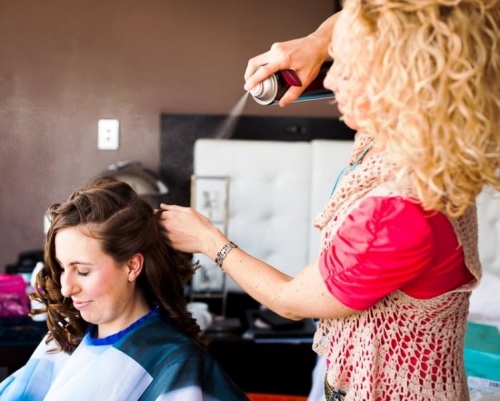 Bride & Bridesmaids hairstyles